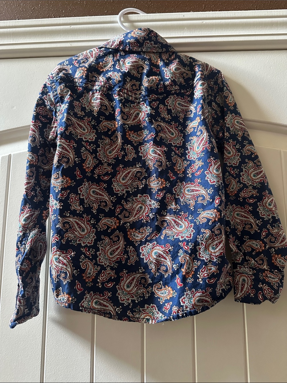 Cody James Long Sleeve Boy’s Paislet Western Shirt - Picture 4 of 4